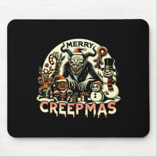 Alfombrilla De Ratón Krampus Feliz Creepmas Navidad 30’s Retro Caricatu