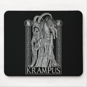 Alfombrilla De Ratón Krampus - Ss De Krampus Navidad Gótica Oscura 