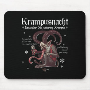 Alfombrilla De Ratón Krampusnacht Monstruo de Navidad Krampus Amante Fe
