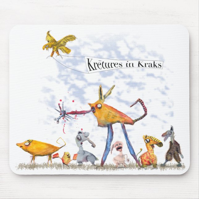 Alfombrilla De Ratón Kretures en el mousepad de Kraks… (Frente)