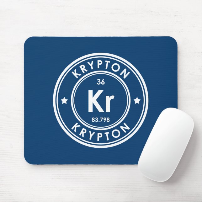 Alfombrilla De Ratón Krypton Element Blue Mouse Pad (Con ratón)
