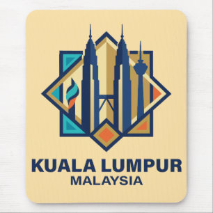 Alfombrilla De Ratón Kuala Lumpur Malasia Sudeste Asiático