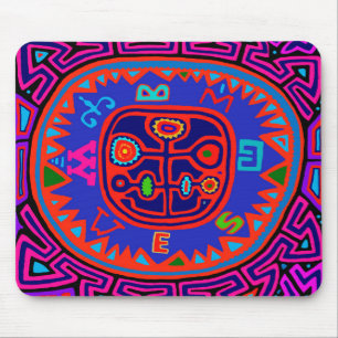 Alfombrilla De Ratón Kuna Indian Mola