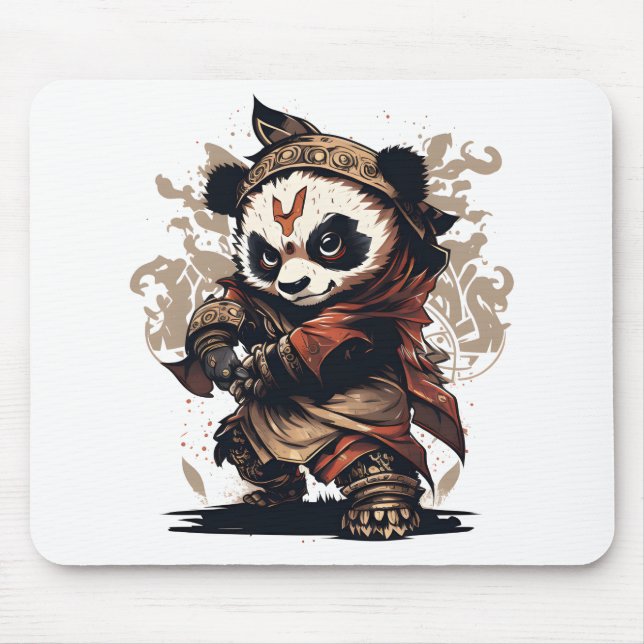 Alfombrilla De Ratón kungfu fresco panda Mousepad (Frente)