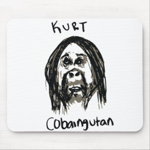 Alfombrilla De Ratón Kurt Cobain mano desgarró la niebla