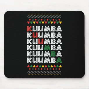 Alfombrilla De Ratón Kuumba Kwanzaa Principio de festividad afroamerica