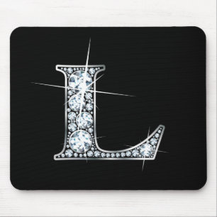 Alfombrilla De Ratón L "Diamond Bling" Imprimir Mousepad