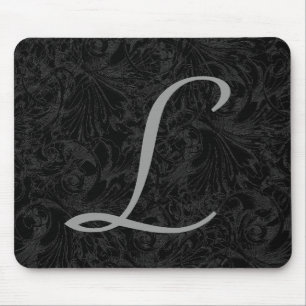 Alfombrilla De Ratón L : Monograma L Elegant Mousepad - Letra inicial