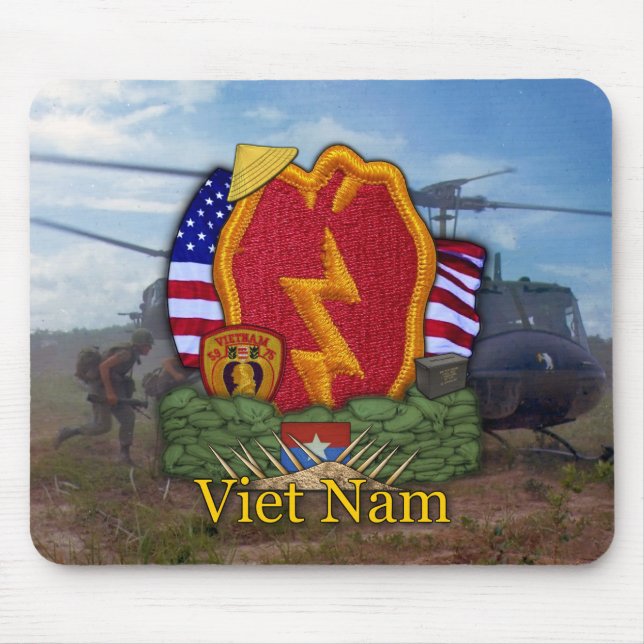 Alfombrilla De Ratón la 25ta guerra de Vietnam de la división de (Frente)