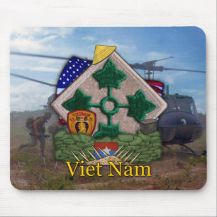 Alfombrilla De Ratón la 4ta guerra de Vietnam de la división de