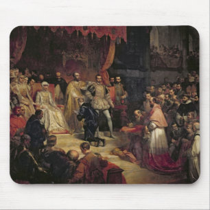 Alfombrilla De Ratón La abdicación de Charles V 1841