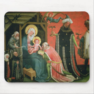 Alfombrilla De Ratón La adoración de unos de los reyes magos (aceite e