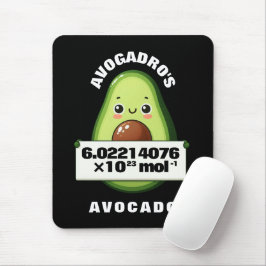Alfombrilla De Ratón La aguacate de la graciosa cute Avogadro