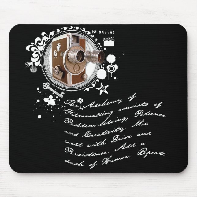 Alfombrilla De Ratón La alquimia de la cinematografía (Frente)