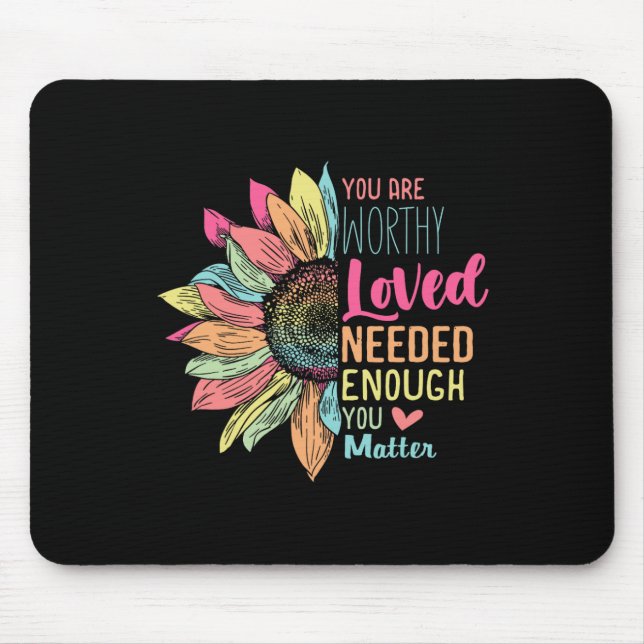 Alfombrilla De Ratón La Amabilidad Del Problema Sea Amable Con La Salud (Frente)