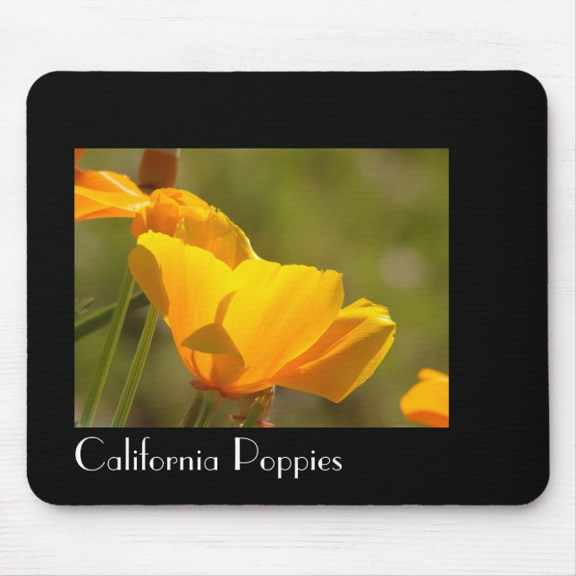 Alfombrilla De Ratón La amapola de California florece Mousepad (Frente)