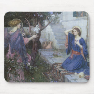 Alfombrilla De Ratón La Anunciación de John William Waterhouse
