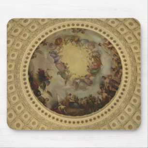 Alfombrilla De Ratón La apoteosis de Washington - capitolio de la