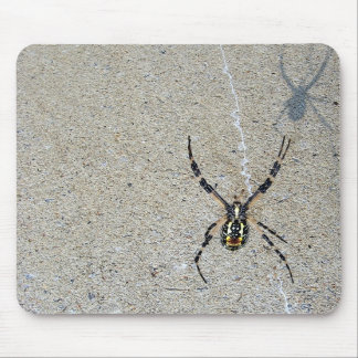 Alfombrilla De Ratón La araña de la escritura ve que es sombra Mousepad