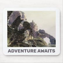 La aventura espera. Paisaje de fantasía