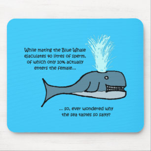 Alfombrilla De Ratón La ballena azul...