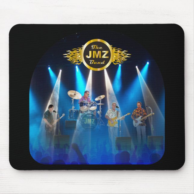 Alfombrilla De Ratón La banda de JMZ bajo luces Mousepad (Frente)