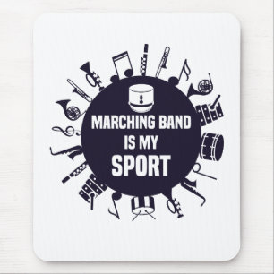 Alfombrilla De Ratón La banda de marchas es mi deporte
