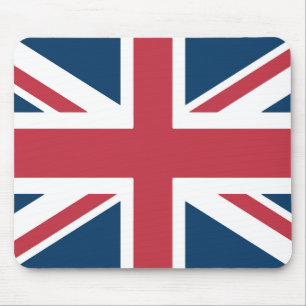 Alfombrilla De Ratón La bandera británica Union Jack