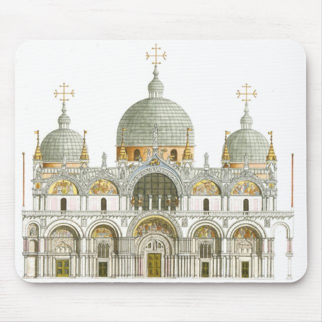 Alfombrilla De Ratón La basílica de St Mark. Venecia Italia (Frente)