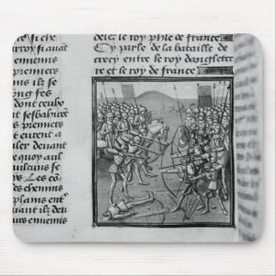 Alfombrilla De Ratón La batalla de Crecy en 1346