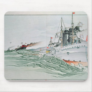 Alfombrilla De Ratón La batalla de Yalu, el 17 de septiembre de 1894