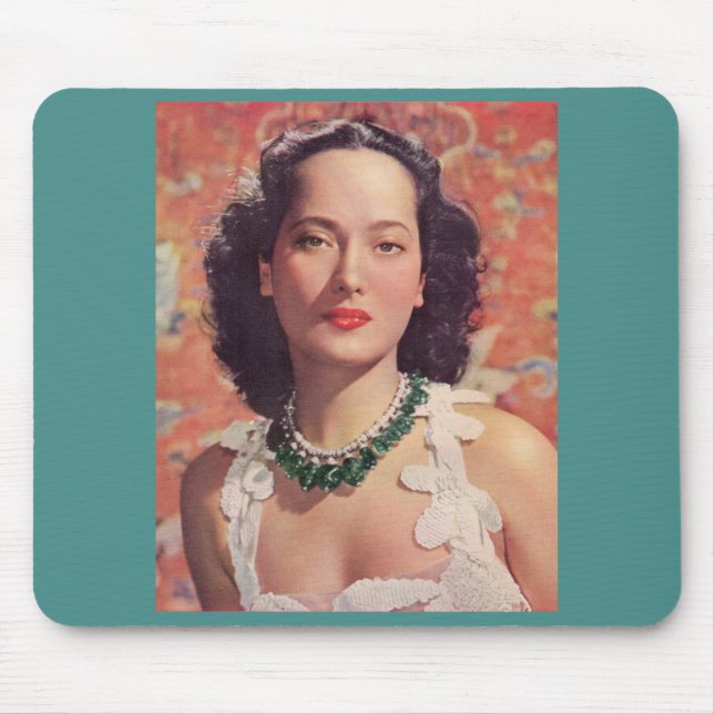 Alfombrilla De Ratón la bella Merle Oberon (Frente)