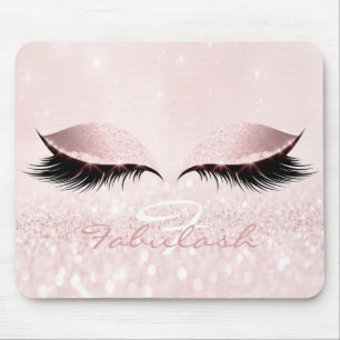 Alfombrilla De Ratón La belleza femenina del nombre del monograma del