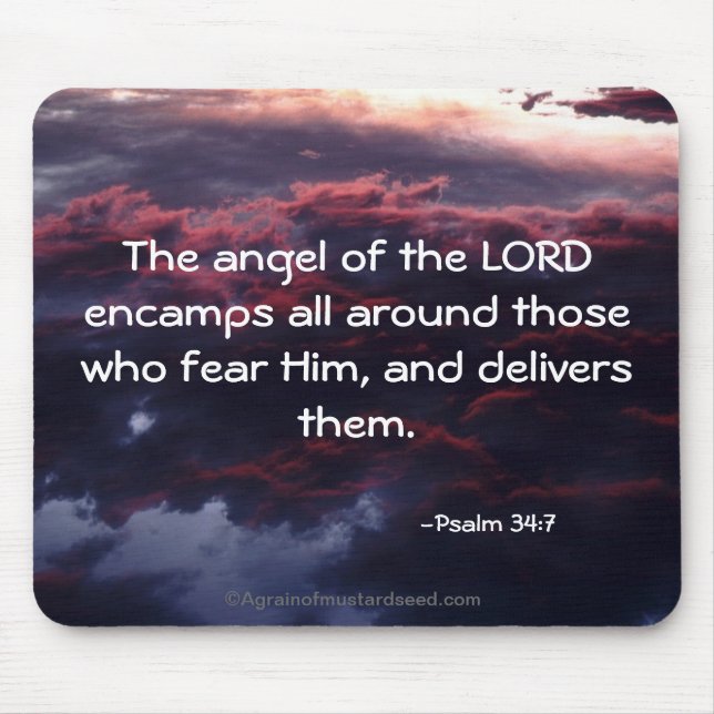 Alfombrilla De Ratón La Biblia Versa la Palabra de Dios (Frente)