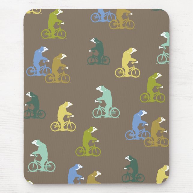 Alfombrilla De Ratón La bicicleta lleva Mousepad (Frente)