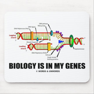 Alfombrilla De Ratón La Biología Está En Mi Genoma La Replicación De AD