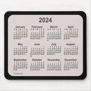 Alfombrilla De Ratón La Boca 2024 en el calendario negro de Janz Two To