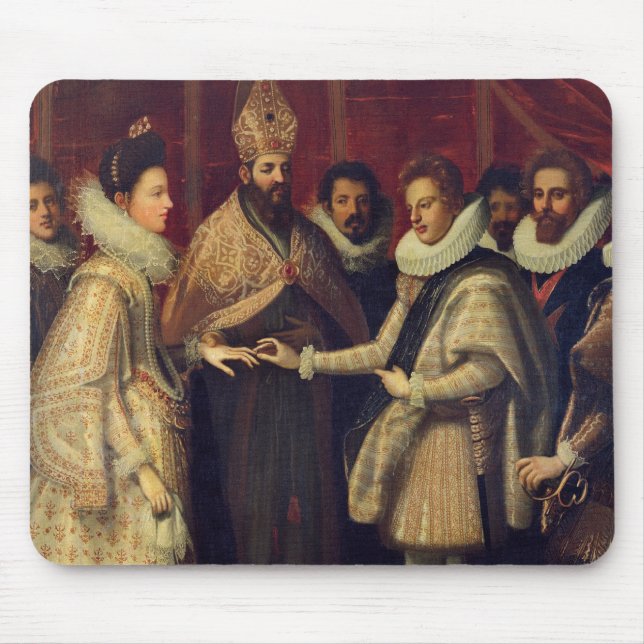 Alfombrilla De Ratón La boda de Catherine de Medici (Frente)