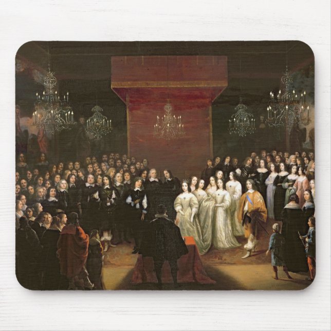 Alfombrilla De Ratón La boda de Frederick Guillermo (Frente)