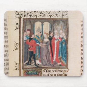 Alfombrilla De Ratón La boda del rey de Felipe Auguste de Francia