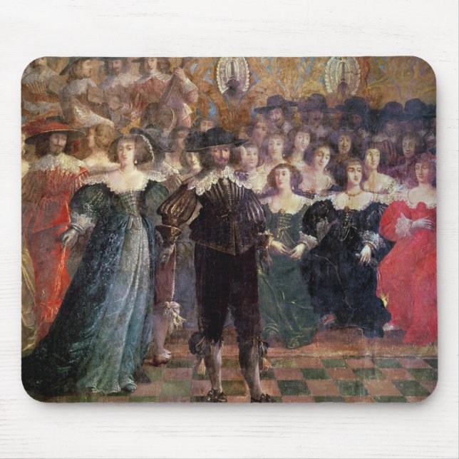 Alfombrilla De Ratón La bola de la corte (Frente)