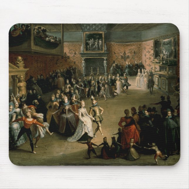Alfombrilla De Ratón La bola de la corte, 1604 (Frente)