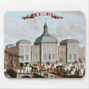 Alfombrilla De Ratón La bolsa de acción, Amsterdam, 1743