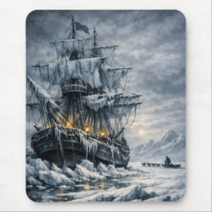 Alfombrilla De Ratón La búsqueda ártica de Frankenstein por BurnsInHell