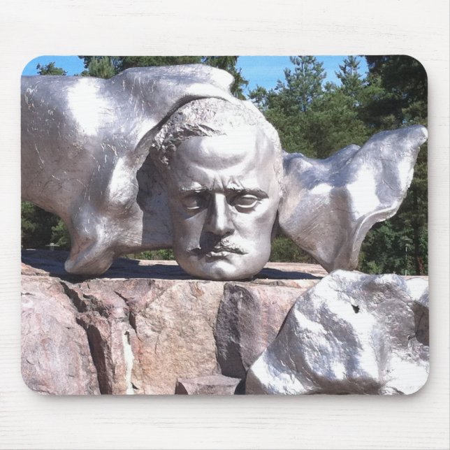 Alfombrilla De Ratón La cabeza de Sibelius (Frente)