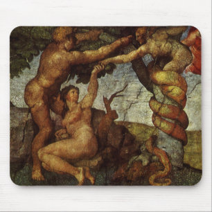 Alfombrilla De Ratón La caída y expulsión de Michelangelo, Jardín del E
