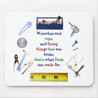 Alfombrilla De Ratón La caja de herramientas Mousepad del papá