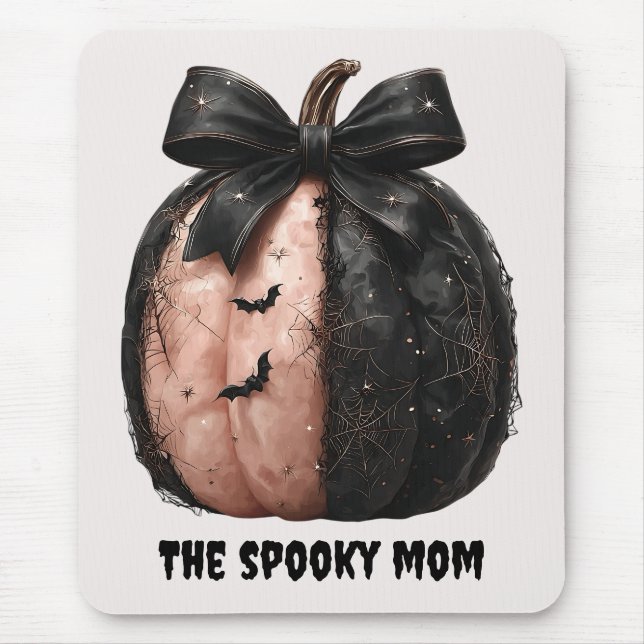 Alfombrilla De Ratón La Calabaza De Halloween De La Madre Famosa (Frente)