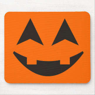 Alfombrilla De Ratón La calabaza de Halloween hace frente a Mousepad 3