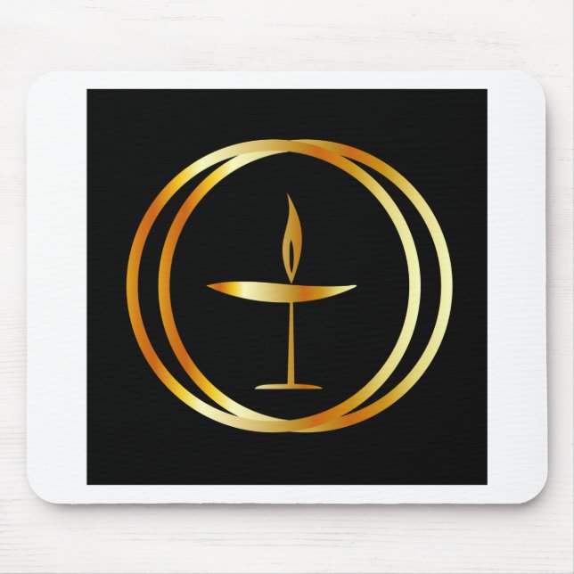 Alfombrilla De Ratón La cáliz llameante (Frente)